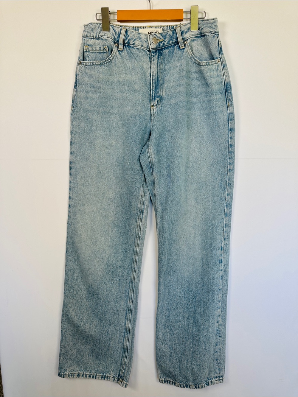 Dynamite Heidi Light Wash High Rise Wide Leg Jeans Size 8/29